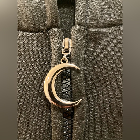 NWOT Mystical Baphomet Print Black Gothic Jacket - Picture 10 of 15